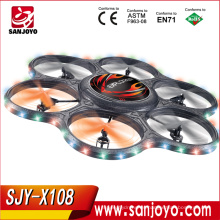 Helicóptero de control remoto X108 51CM 4CH Radio Big Quadcopter UFO